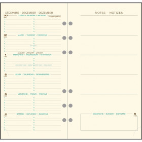 Agenda Forum Green Julie Adore 12 x 17 cm Journalier Août 2023 à Juillet  2024 - Agenda 