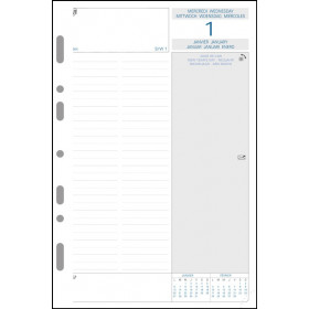 Recharge organiseur journalier 14,2x21cm Exacompta Exatime 21