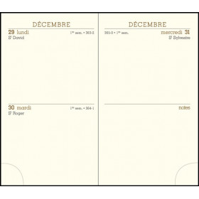 Agenda EXACOMPTA Eurotime 24 Barbara - 240x160mm - 1 Semaine sur 2 pages  (COLORIS ALEATOIRES)