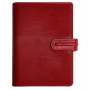 Agenda organiseur EXACOMPTA Exatime 14 cuir Napoli rouge - 140 x 100 mm