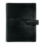 Agenda organiseur EXACOMPTA Exatime 17 cuir Napoli noir - 190 x 150 mm