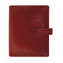 Agenda organiseur EXACOMPTA Exatime 17 cuir Napoli rouge - 190 x 150 mm