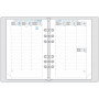 Agenda organiseur EXACOMPTA Exatime 17 Baltique bleu - 190 x 150 mm