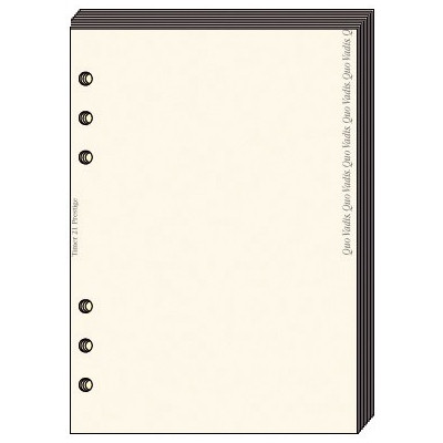 Recharge QUOVADIS Bloc Notes papier ivoire 8 x 12,5cm pour TIMER 14
