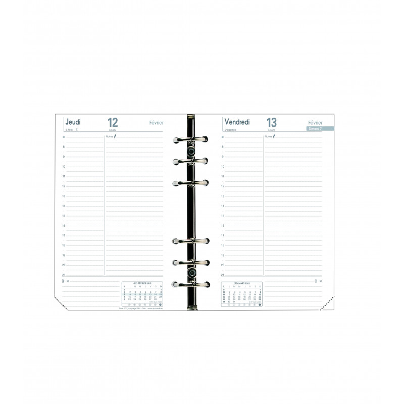 Pochette Zip Pour Timer Quo Vadis - Recharge Compatible Timer 17/Compact 10x17 Cm