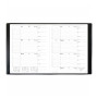 Agenda QUOVADIS Le principal 18 x 24 cm - 1 semaine sur 2 pages  + répertoire (COLORIS ALEATOIRES)