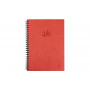 Agenda EXACOMPTA Visuel W Napura - 210x150mm - 1 semaine sur 2 pages - spirale (COLORIS ALEATOIRES)