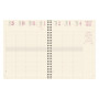 Agenda EXACOMPTA Eurotime 27W Forever - 270x210mm - 1 semaine sur 2 pages - spirale (COLORIS ALEATOIRES)