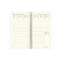 Agenda EXACOMPTA SAD 16W Linicolor - 165x90mm - 1 semaine sur 2 pages - spirale (COLORIS ALEATOIRES)