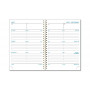 Agenda EXACOMPTA SAD 19W Linicolor - 180x140mm - 1 semaine sur 2 pages - spirale (COLORIS ALEATOIRES)