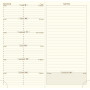 Agenda EXACOMPTA Espace 17 Barbara - 175x90mm - 1 semaine sur 1 page + NOTE  - NOIR