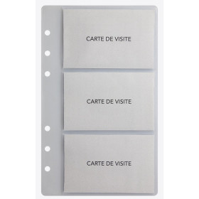 EXACOMPTA Recharge accessoire Exatime 17 pocket répertoire alphabétique  indexé 16 feuillets 170x92 mm - Agenda - LDLC