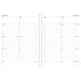 Agenda EXACOMPTA Semainier pratic W Carte Napura - 180x140mm - 1 semaine sur 2 pages - spirale (COLORIS ALEATOIRES)