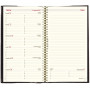 Recharge agenda spirale OBERTHUR Classique 17 - 10x17cm - 1 semaine sur 2 pages