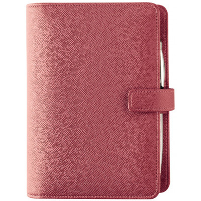 Agenda organiseur OBERTHUR 17 SALISBURY VIEUX ROSE - 18,5x14cm