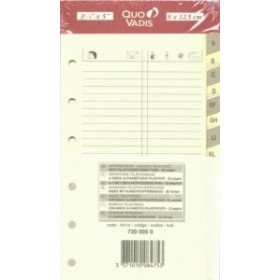 Agenda Quo Vadis 2025-2026 - Timer 14 Horizontal Prestige - Semainier Horizontal, 16 Mois, Format 8x12,5 Cm