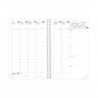 Agenda QUOVADIS Ministre S spirale 16 x 24 cm - 1 semaine sur 2 pages vertical (COLORIS ALEATOIRES)