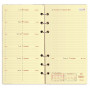Recharge QUOVADIS Timer 17 pocket ivoire 9X17 1 semaine à l'horizontale sur 2 pages 13 mois