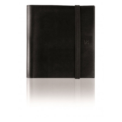 Agenda semainier à spirale OXFORD Compact organizer 12x15cm - 1 semaine sur 2 pages couverture Noir