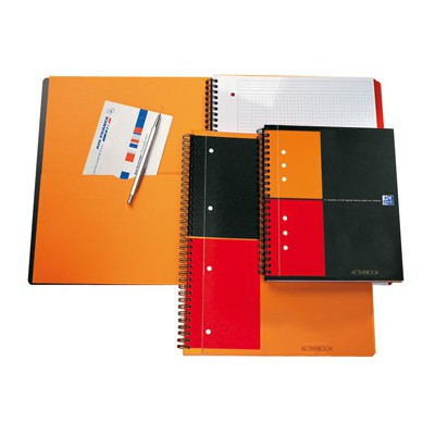 Cahier A5 spirale OXFORD 160 pages - carreaux 5x5mm - 169x210mm