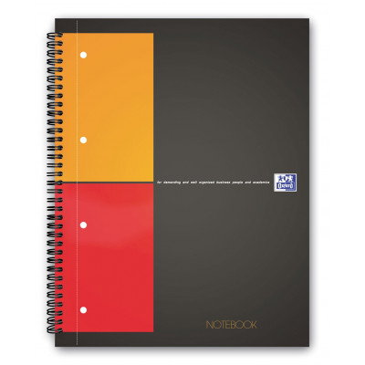 Cahier A4 spirale OXFORD 160 pages - carreaux 5x5mm - 230x297mm