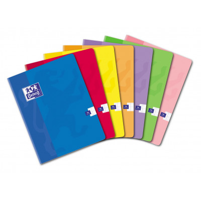 Cahier A4 OXFORD 96 pages - seyes - 170x220mm  (COLORIS ALEATOIRES)