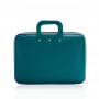 Mallette PC Portable 13" BOMBATA MEDIO CLASSIC vinyle BLEU PETROLE - 38x29x7cm