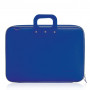 Mallette PC Portable 17" BOMBATA CLASSIC vinyle BLEU COBALT - 46,5x35x8cm