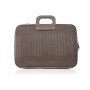 Mallette PC Portable 15" BOMBATA COCO vinyle GRIS FONCE - 43x33x7cm