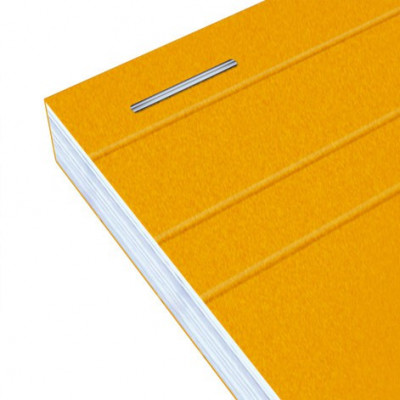 Bloc-notes A4 OXFORD orange 160 pages perforées - carreaux 5x5mm - 210x315mm