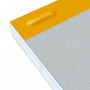 Bloc-notes A4 OXFORD gris 160 pages perforées - carreaux 5x5mm - 210x315mm