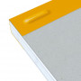 Bloc-notes A4 OXFORD gris 160 pages - carreaux 5x5mm - 210x297mm