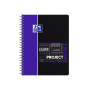 Cahier multi-sections A4+ spirale PROJECTBOOK OXFORD étudiants 200pages - carreaux 5x5mm - 233x298mm