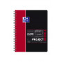 Cahier multi-sections A4+ spirale PROJECTBOOK OXFORD étudiants 200pages - carreaux 5x5mm - 233x298mm