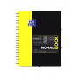 Cahier-chemise A4+ spirale NOMADBOOK OXFORD étudiants 160pages - carreaux 5x5mm - 240x310mm