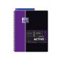 Cahier A4+ à spirale ACTIVEBOOK OXFORD étudiants 160pages - carreaux 5x5mm - 240x297mm