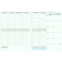 Agenda EXACOMPTA de bureau SAS 27 Winner - 270x210mm - 1 semaine sur 2 pages (COULEURS ALEATOIRES)