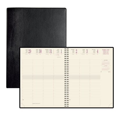 AGENDA MOLESKINE SEMAINIER NOIR SPIRALE LIFE PLANNER *2024*