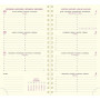 Agenda EXACOMPTA Eurotime 16W Cassandra - 160x90mm - 1 semaine sur 2 pages - spirale (COLORIS ALEATOIRES)