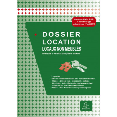 Dossier location locaux non meublés EXACOMPTA