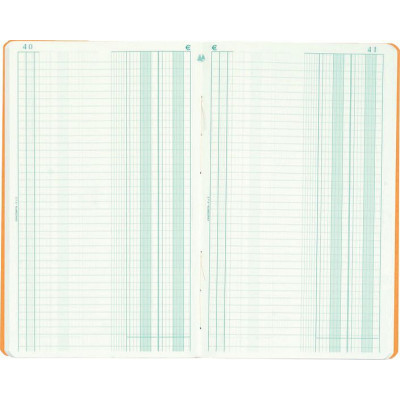 Piqûre 32x19,5cm EXACOMPTA (7600E) journal folioté - 80 pages