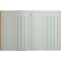 Piqûre 32x25cm EXACOMPTA 4040E 4 colonnes sur 1 page - 31 lignes - 80 pages