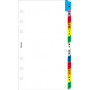 Recharge FILOFAX organiseur PERSONAL - Intercalaire alphabétique couleur - 95x171mm