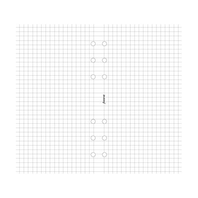 Recharge FILOFAX organiseur PERSONAL - Feuille de notes 5x5mm blanc - 95x171mm