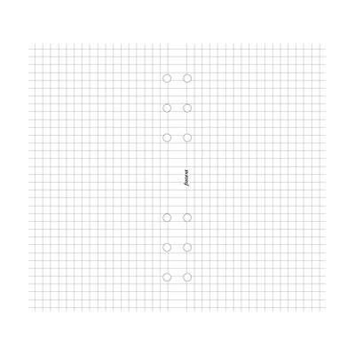 Recharge FILOFAX organiseur PERSONAL - Feuille de notes 5x5mm blanc - 95x171mm