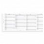 Recharge agenda FILOFAX organiseur POCKET - POCKET PLANNING VERT FCS 2017 - 81x120mm - VERTICAL