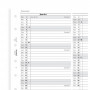 Recharge agenda FILOFAX organiseur POCKET - POCKET PLANNING VERT FCS 2017 - 81x120mm - VERTICAL