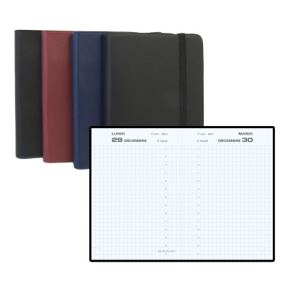 Agenda 2024 EXACOMPTA Winner - 130x85mm - 1 jour par page (COLORIS  ALEATOIRES)