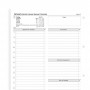 Recharge agenda FILOFAX organiseur A4 - 1 jour par page - 210x297mm