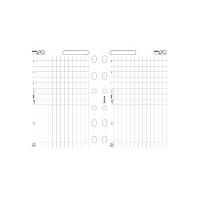 Recharge FILOFAX organiseur POCKET - Recettes/Dépenses - 81x120mm